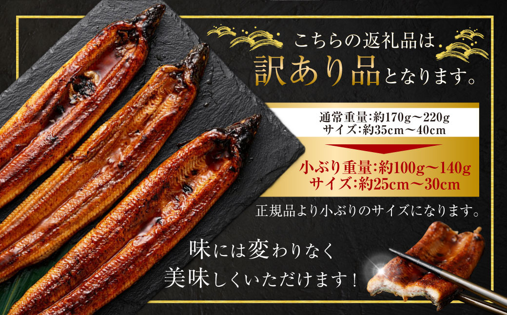 海育ちの 天草 藍うなぎ 小ぶり 蒲焼 500g(4~5尾)