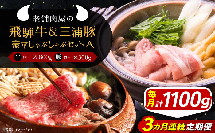 飛騨牛 牛肉 和牛 肉 三浦豚 豚肉 焼肉 国産 しゃぶしゃぶ ロース セット 贈答 ギフト おすすめ 人気 岐阜県 恵那市