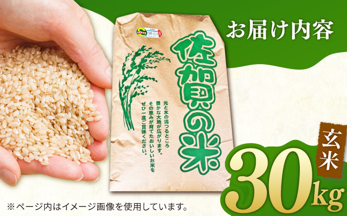 ももちゃんちのお米 さがびより 玄米 30kg【ももさき農産】特A米 特A評価 [HCG014]