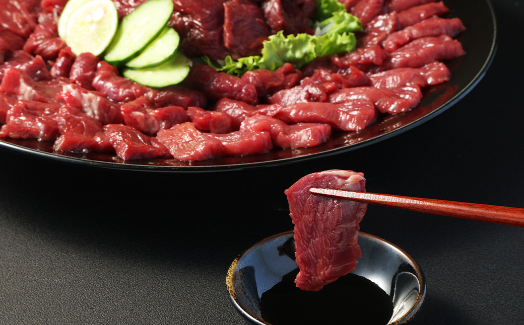 【フジチク ふじ馬刺し】馬刺し上赤身（800g）