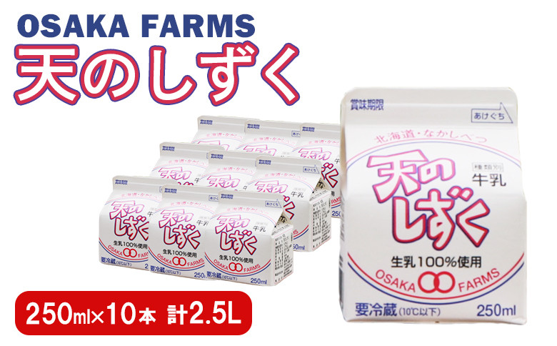 天のしずく 250ml × 10本 計 2.5L