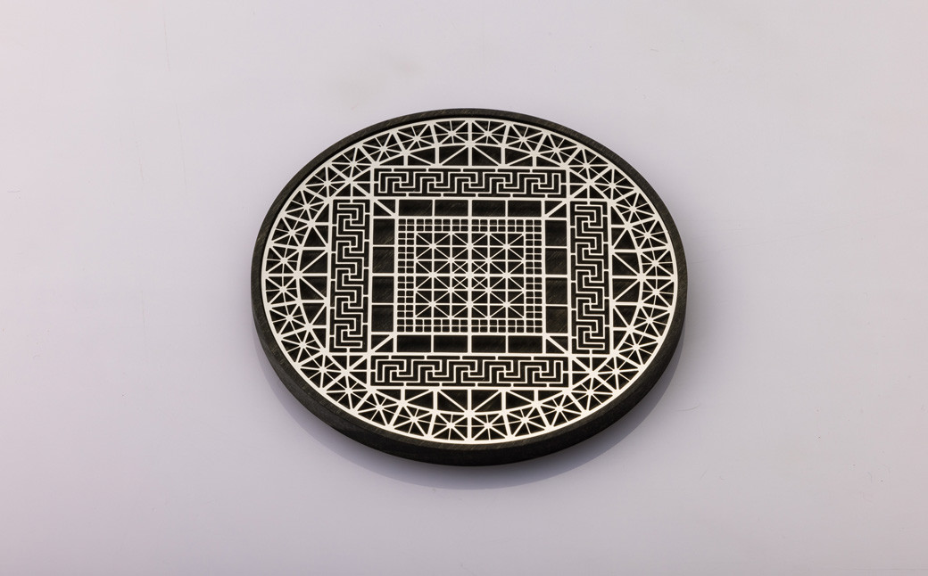 【水戸岡 鋭治氏デザイン】ユニメットワンコースター ステンレストップ (電解研磨) アコヤベース 1個セット