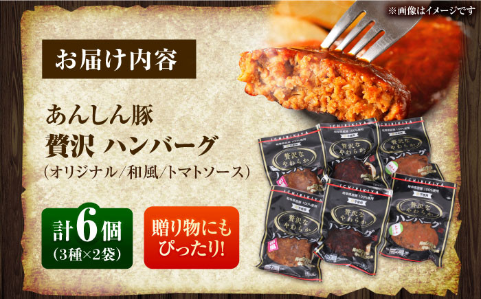 贅沢なやわらかハンバーグ 食べ比べ セット 豚肉 和風 洋風 白川町