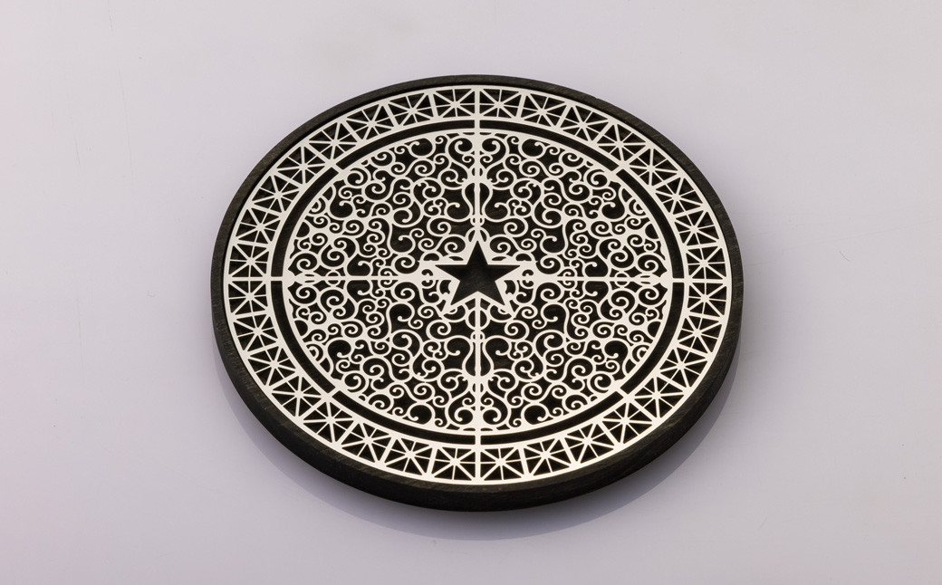 【水戸岡 鋭治氏デザイン】ユニメットワンコースター ステンレストップ (電解研磨) アコヤベース 1個セット