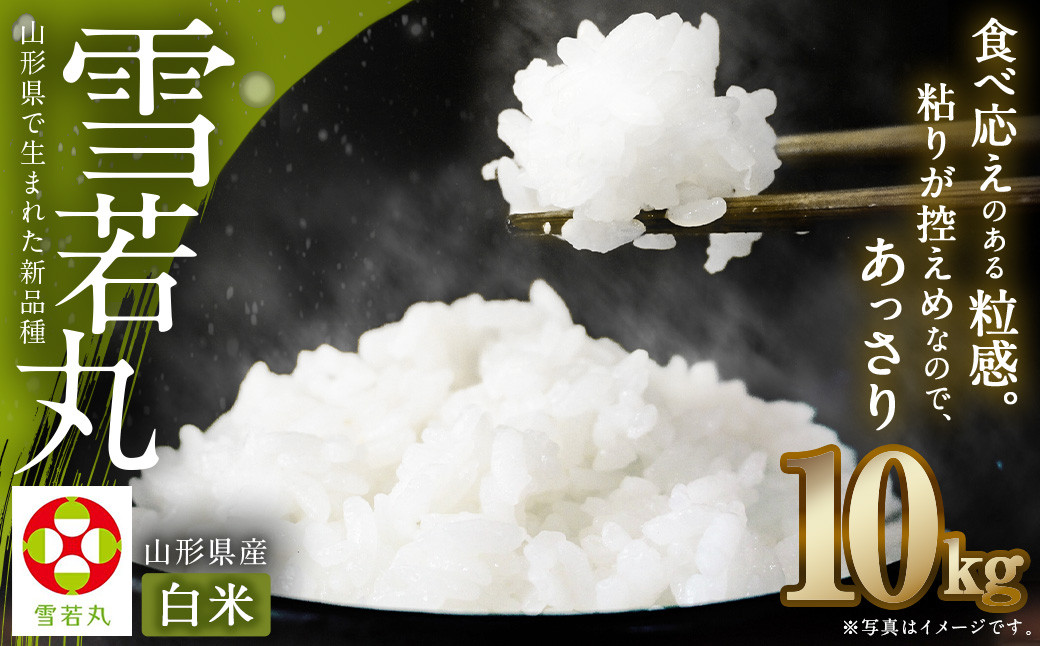 【令和7年産新米】〈白米〉 雪若丸 10kg ＜1回のお届け＞