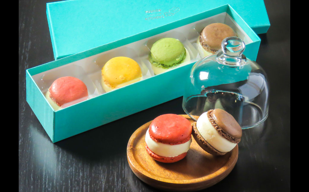 チーズテリーヌケーキ マカロン 約40g×4個セット