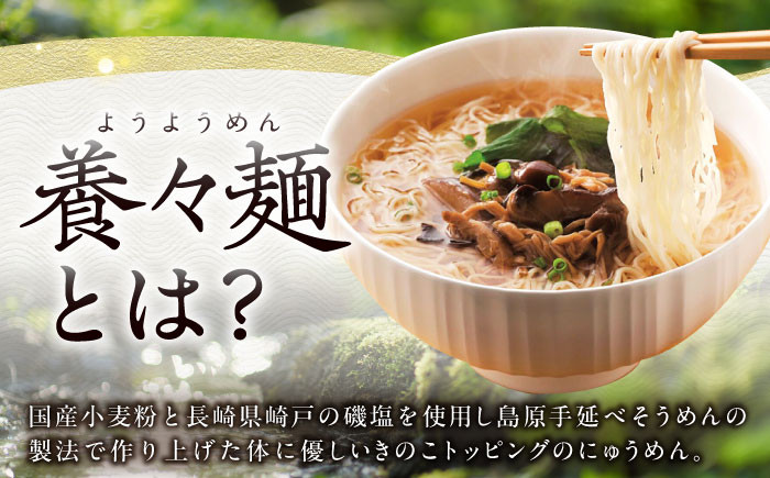 即席 そうめん 麺 手軽 簡単 ヘルシー めん 南島原 ようようめん えのき 煮麺 にゅうめん にゅう麺 にゅーめん 袋麺
