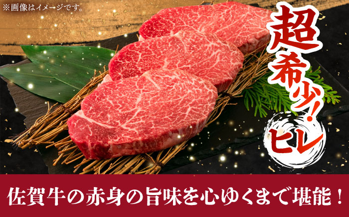 【2度の農林水産大臣賞】佐賀牛 ヒレ ステーキ 300g(150g×2枚）【田中畜産牛肉店】  [HBH147]