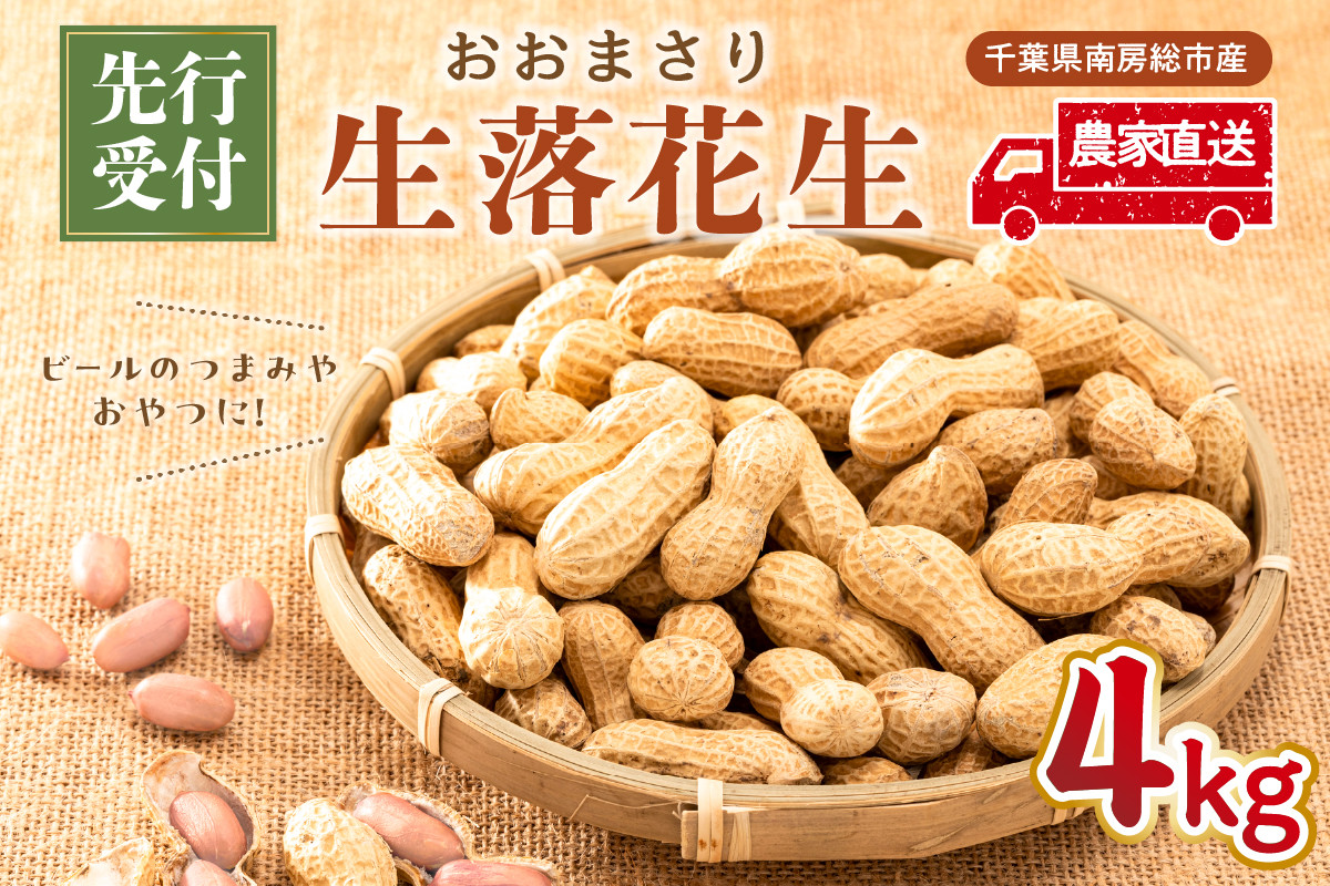 おおまさり 生落花生 4kg