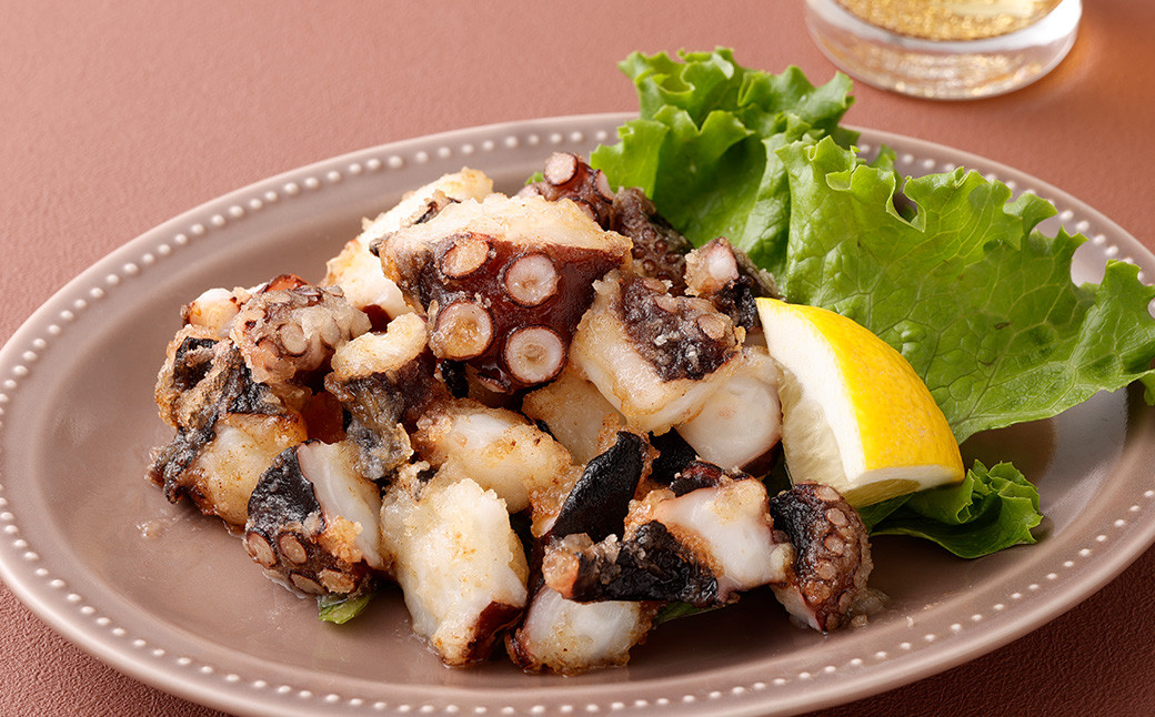 熊本県産ボイル地ダコ2本足カット 合計2パック 約400～500g