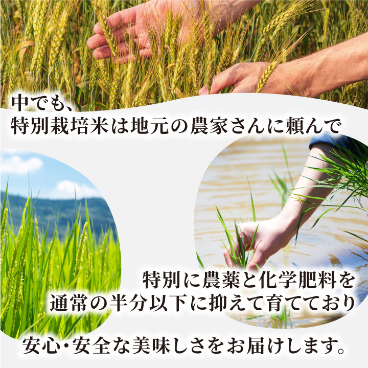 減農薬・減化学肥料　特別栽培米こしひかり　5kg（白米）