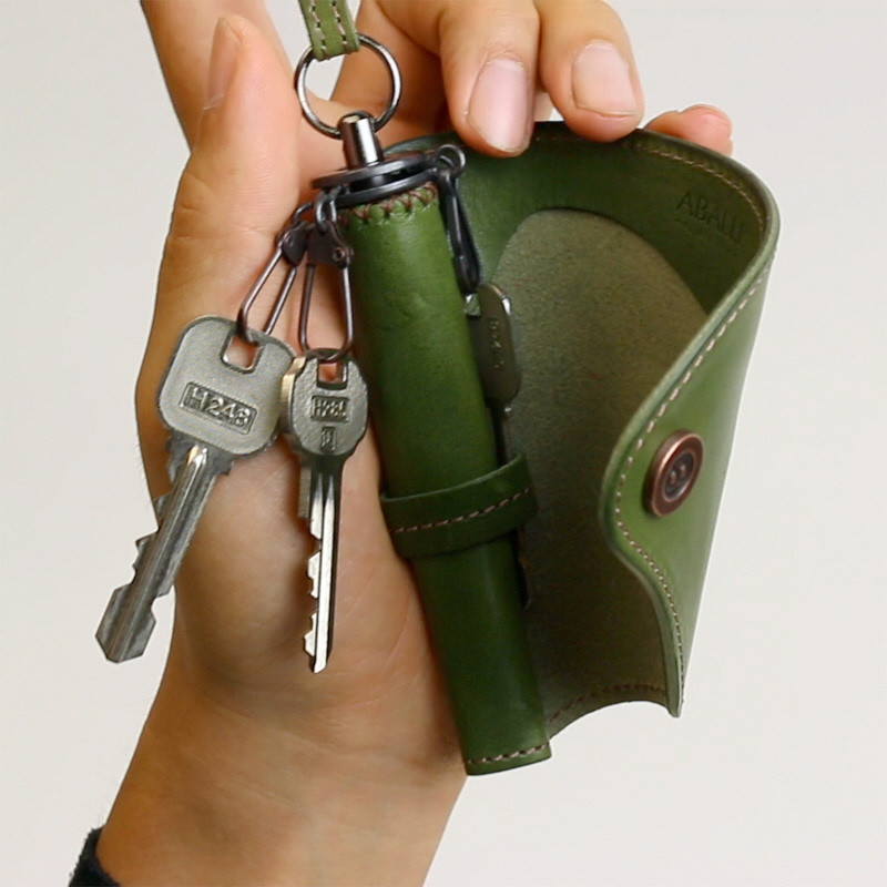 【唯一無二のキーケース】キーコロネ（イエロー）