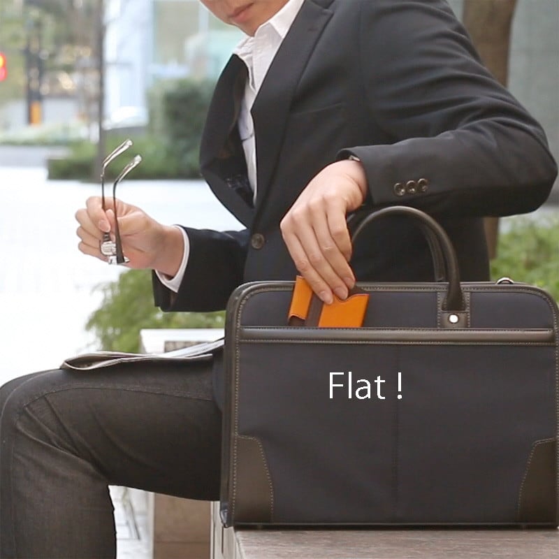 【こだわりの革アイテム】メガネケース（チョコ）［レギュラーサイズ］