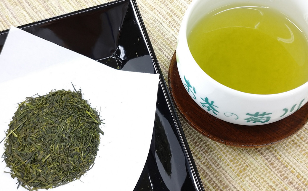 【3ヶ月定期便】 こだわり製法で作った高級菊川茶 計200g 100g×2本 セット 【深蒸し 煎茶】