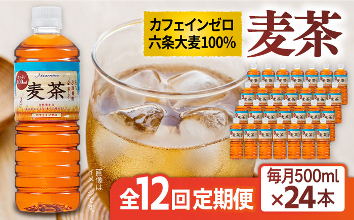 麦茶 ペットボトル 500ml × 24本