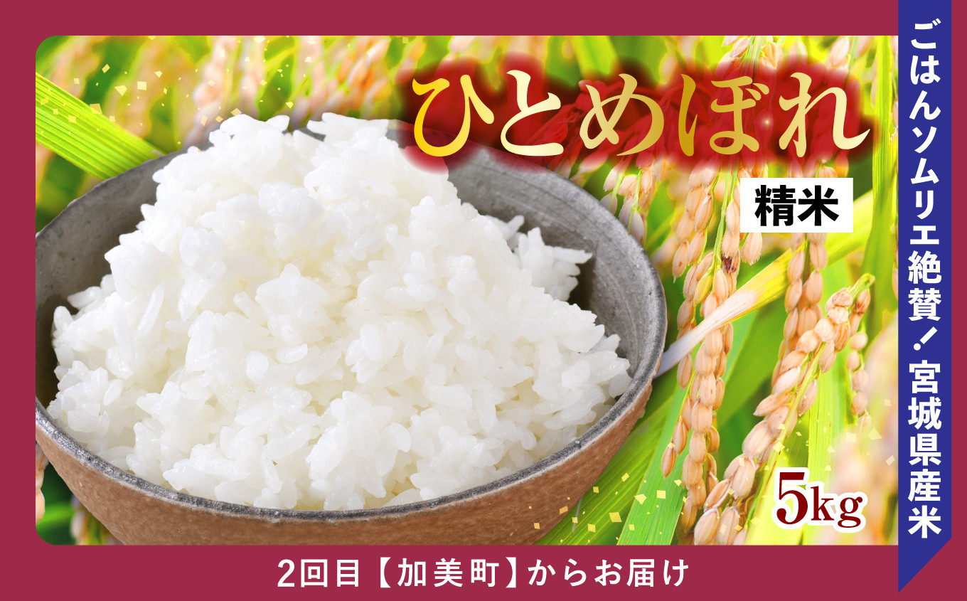 《2回目》ひとめぼれ精米　5kg