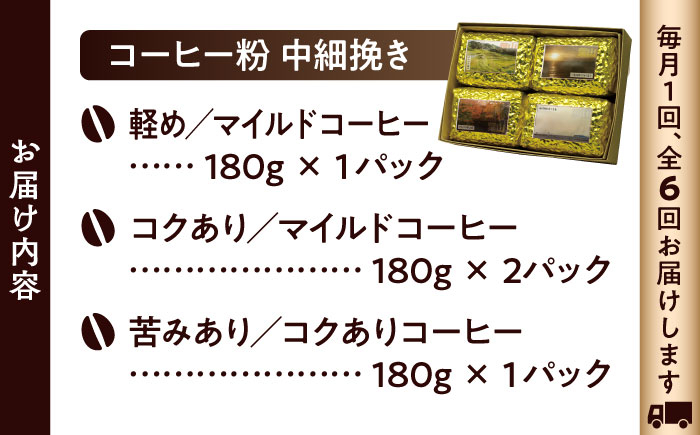 コーヒー粉 中細挽き 葉山 スペシャル 珈琲豆 アソートセット 4パック コーヒー 定期便