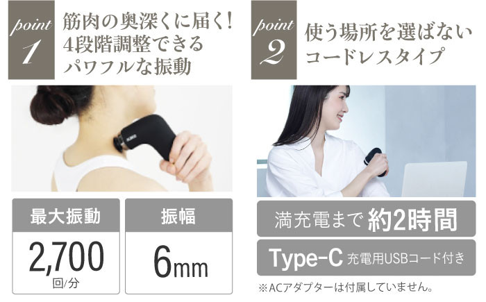 健康 ダイエット 運動 姿勢矯正 トレーニング ストレッチ マッサージ マッサージガン 肩こり 腰痛 人気 おすすめ