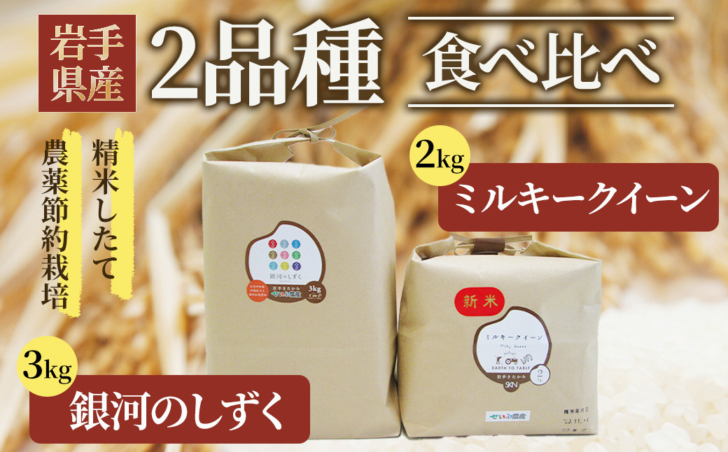 銀河のしずくとミルキークイーン