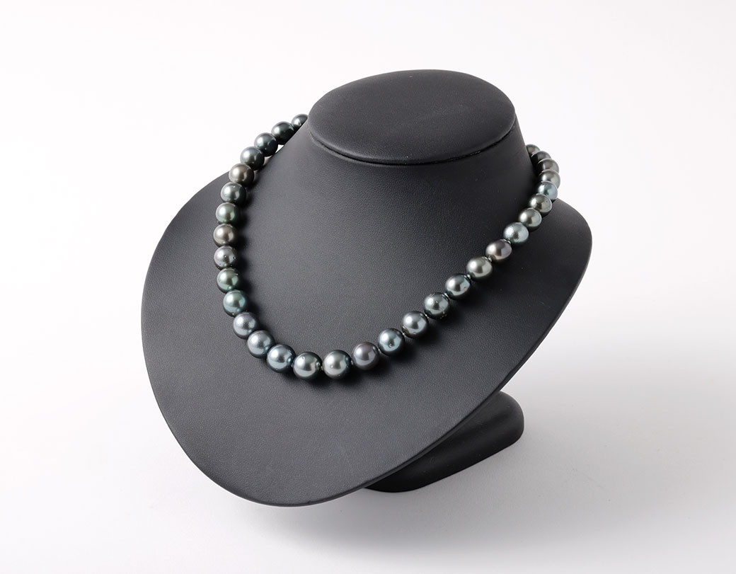 タヒチ 黒蝶真珠 ネックレス サイズ 8mm前後-11mm前後