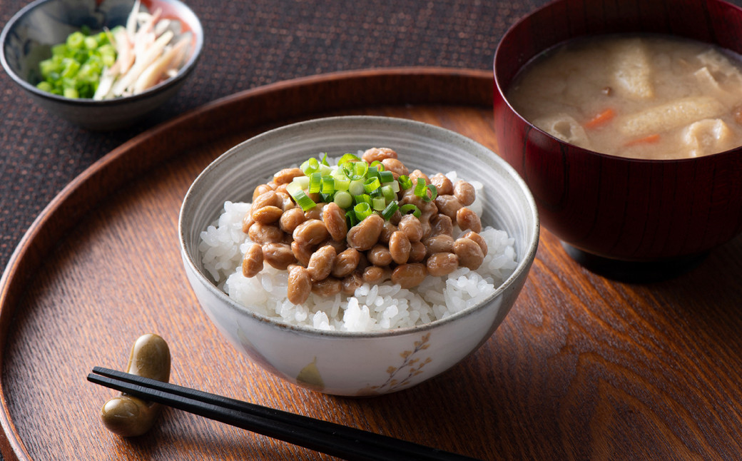 茨城県産大豆を使用した高級納豆「粢」しとぎ 金ごま油・えごま油付き