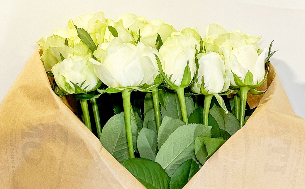 バラの花束 アドバンス（白）（20‐30本）