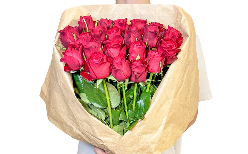 バラの花束 アマダ（赤）（40‐50本）