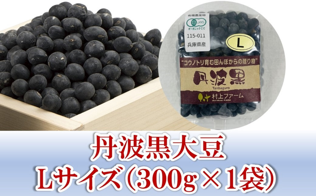 有機JAS認定 無農薬栽培の丹波黒大豆は大粒で艶やかで美味！