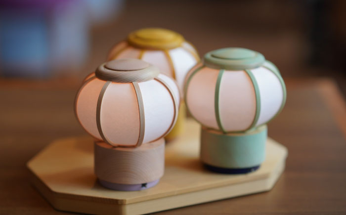 ライト 照明 ゆらぎライト 日向 HINATA 和紙 インテリア 間接照明