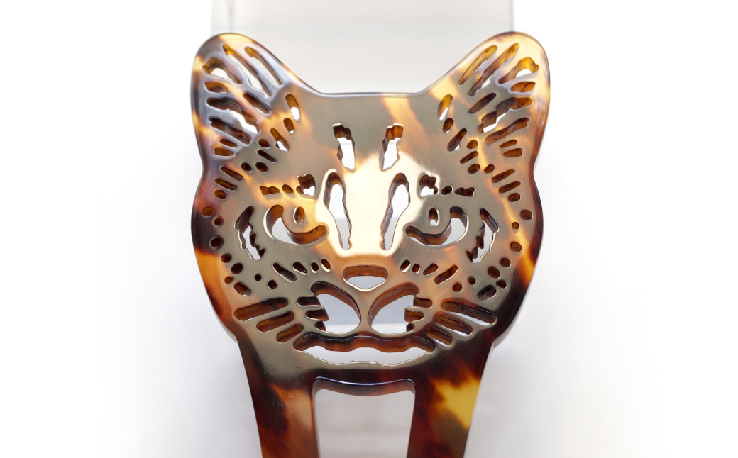 【べっ甲】まち猫かんざし