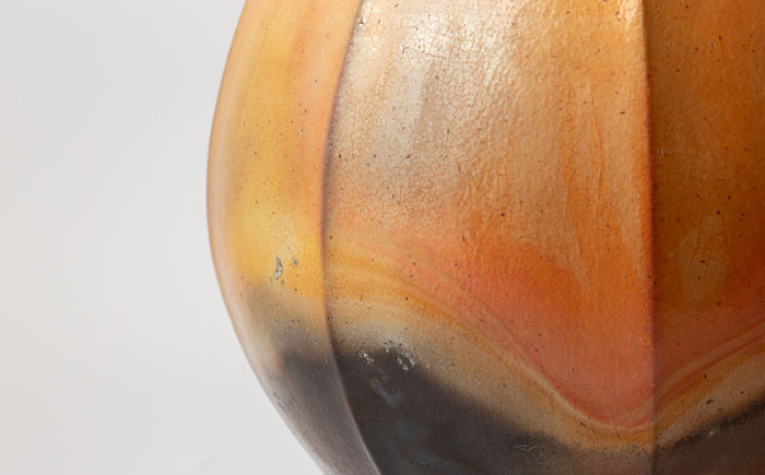 【凌山窯】塩釉光彩壺 B [UCT020]