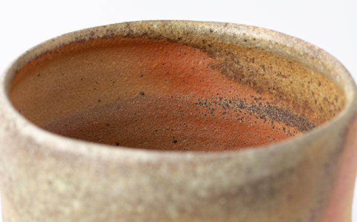 【凌山窯】焼〆窯変茶碗 [UCT017]