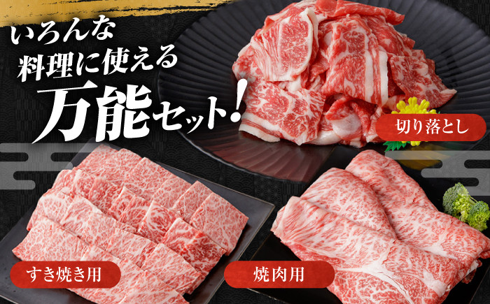 高知から美味しい牛肉詰め合わせ すき焼き 焼肉 切り落とし 総計約2kg 牛肉 すきやき 焼き肉 国産
