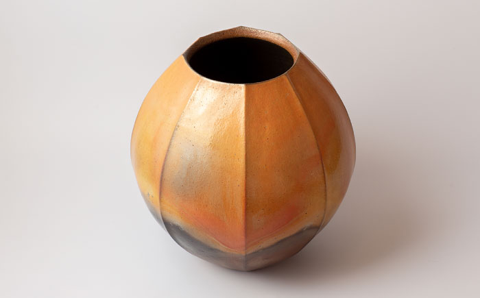 【凌山窯】塩釉光彩壺 B [UCT020]