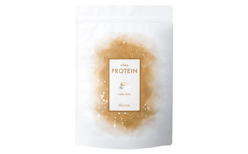 ウェリナ　ホエイプロテイン　カフェラテ味500g