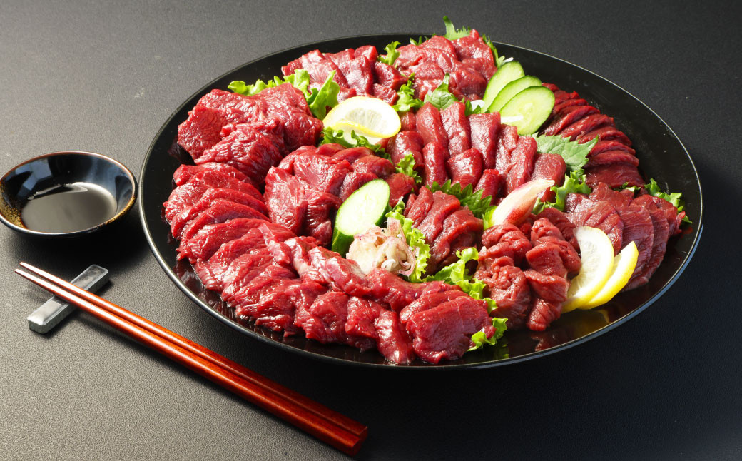 【フジチク ふじ馬刺し】馬刺し 食べ比べ 盛り合わせ(7〜8人前)
