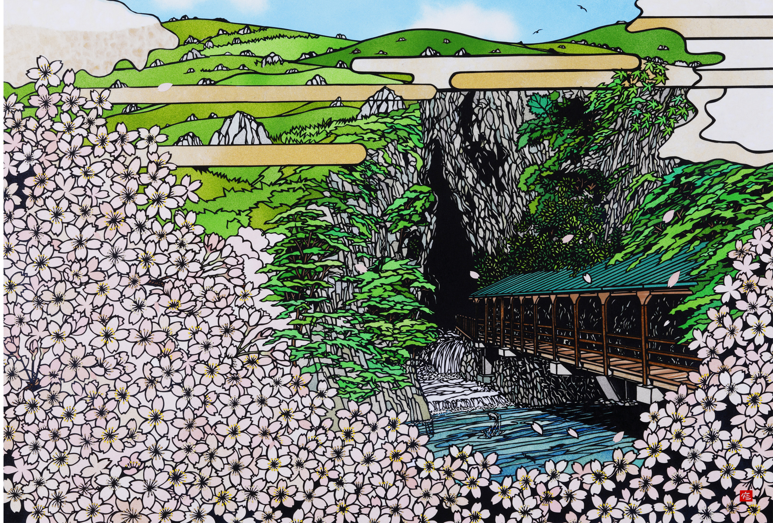 作品 ふるさとの春