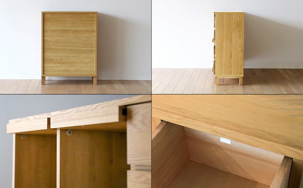 LECCE レッチェ 77マガジンレコードラック オーク 