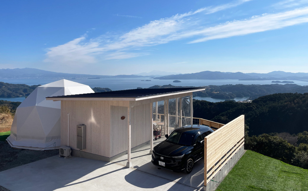 【Flat Glamping Nagasaki】 宿泊券15,000円分(5,000円券×3)