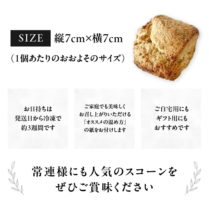 【母の日ギフト】全粒粉スコーンプレーン12個入り ≪5月10日お届け≫