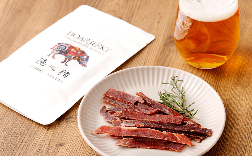 OILWORKS × NICKJERKY 徳之猪ジャーキー 5袋セット