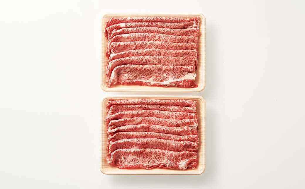 訳あり！【A4～A5】博多和牛赤身霜降り しゃぶしゃぶすき焼き用（肩・モモ）合計1.2kg（600g×2P）