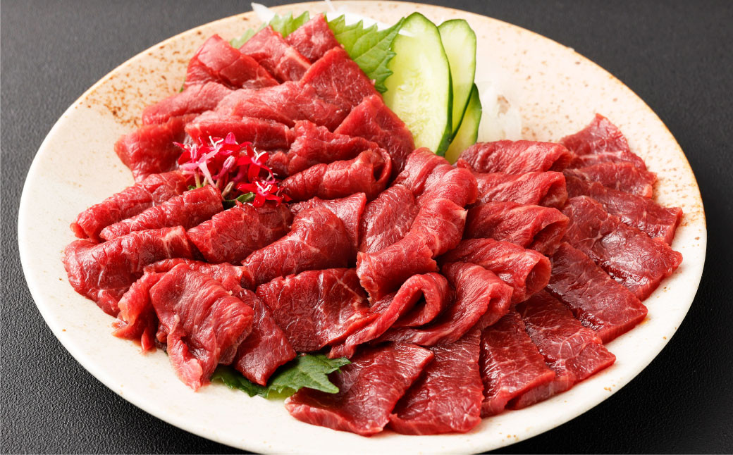 【フジチク ふじ馬刺し】カット不要!切れてる馬刺し!50g×4人前