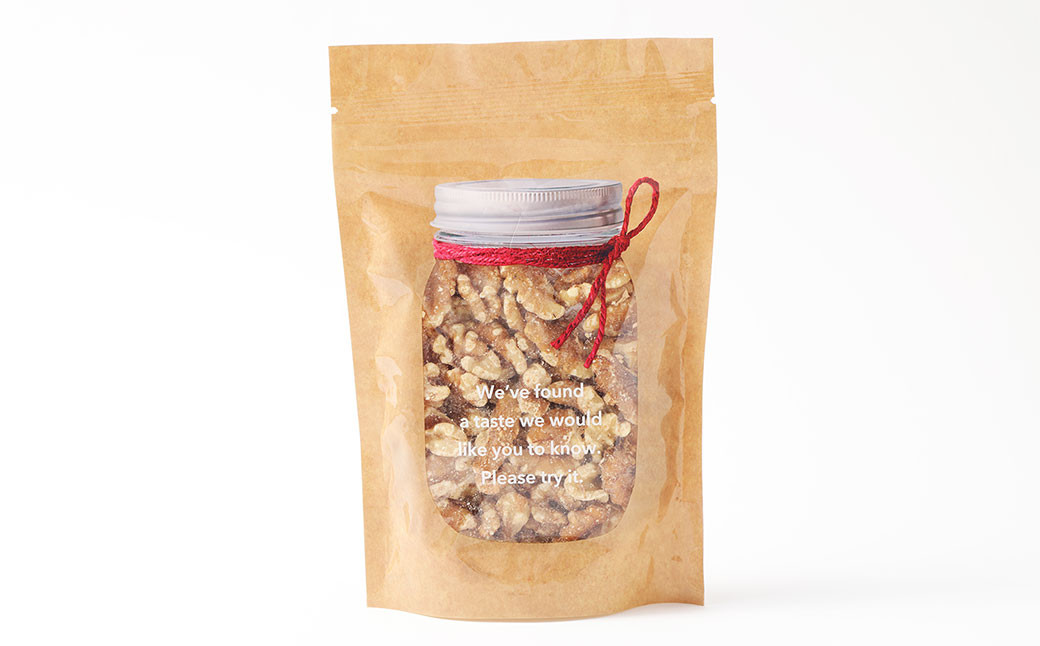 間食美人ナッツ 素焼き くるみ 75g×6袋 計450g【自家焙煎】