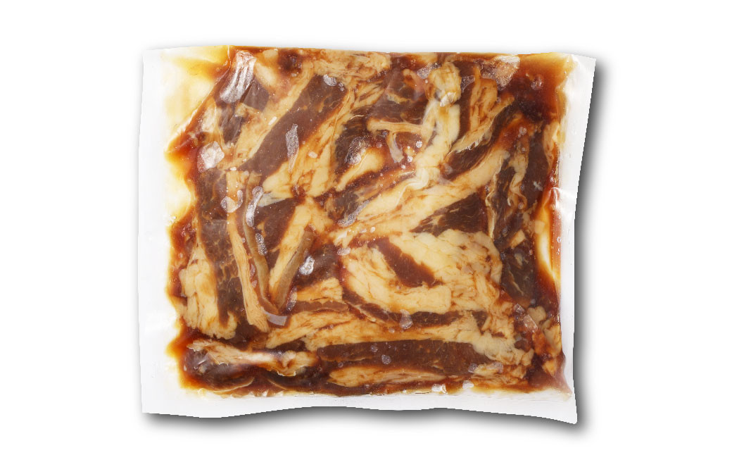 【訳あり】 プルコギ風牛肉味付け500g×4パック 計約2kg