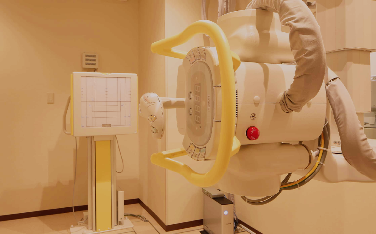 リラックスできる空間で検査を受けることができます