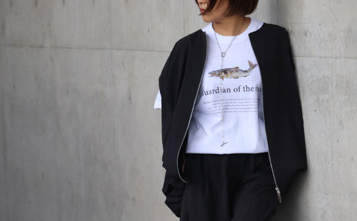 Tシャツ ユニセックス メンズ レディース アウトドア 半袖 川魚 さかな