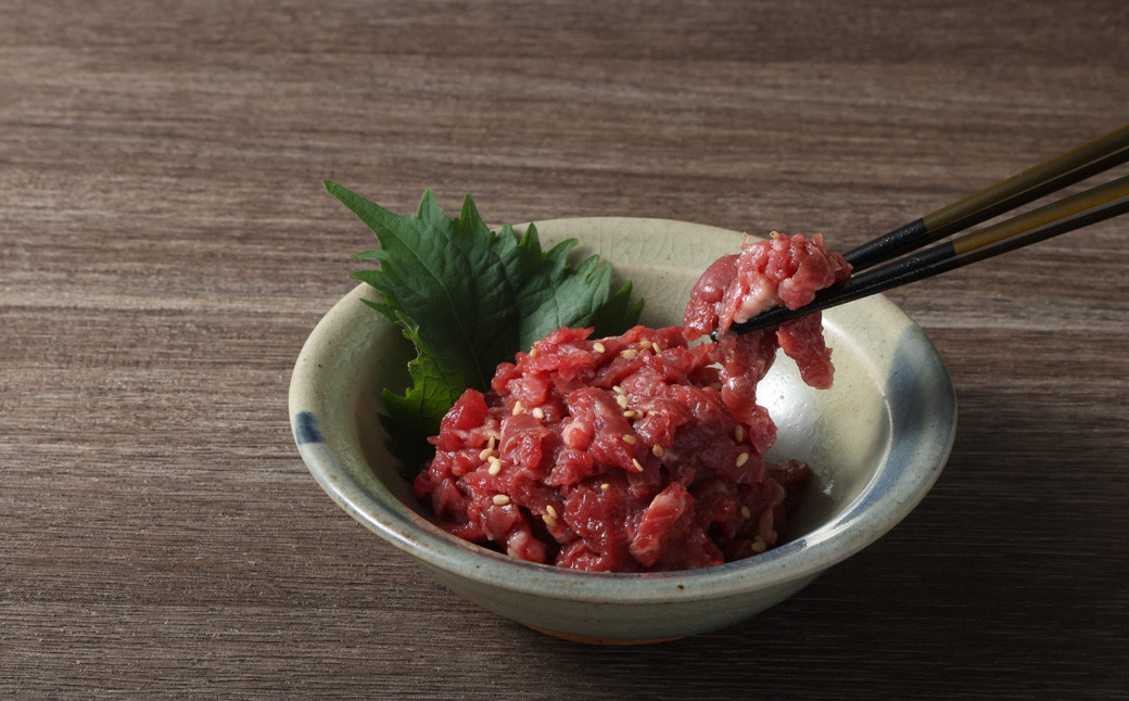 【3ヶ月定期便】 馬肉 さくらユッケ 250g(50g×5パック) 