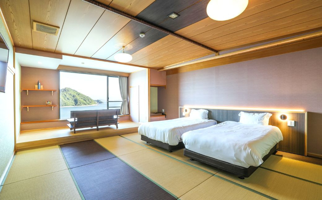 和風ツインベッドルーム