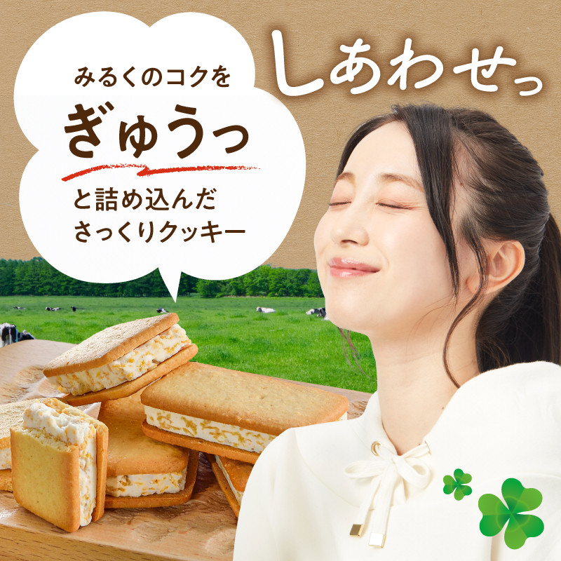 京都府産牛乳使用!『京都みるくサンドクッキー』12個入